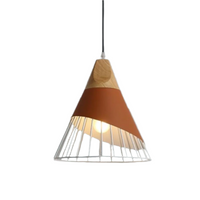 Trendy Scandinavian Industrial Hanging Lamp - UrbanBeam-Rusty Orange-State of Style