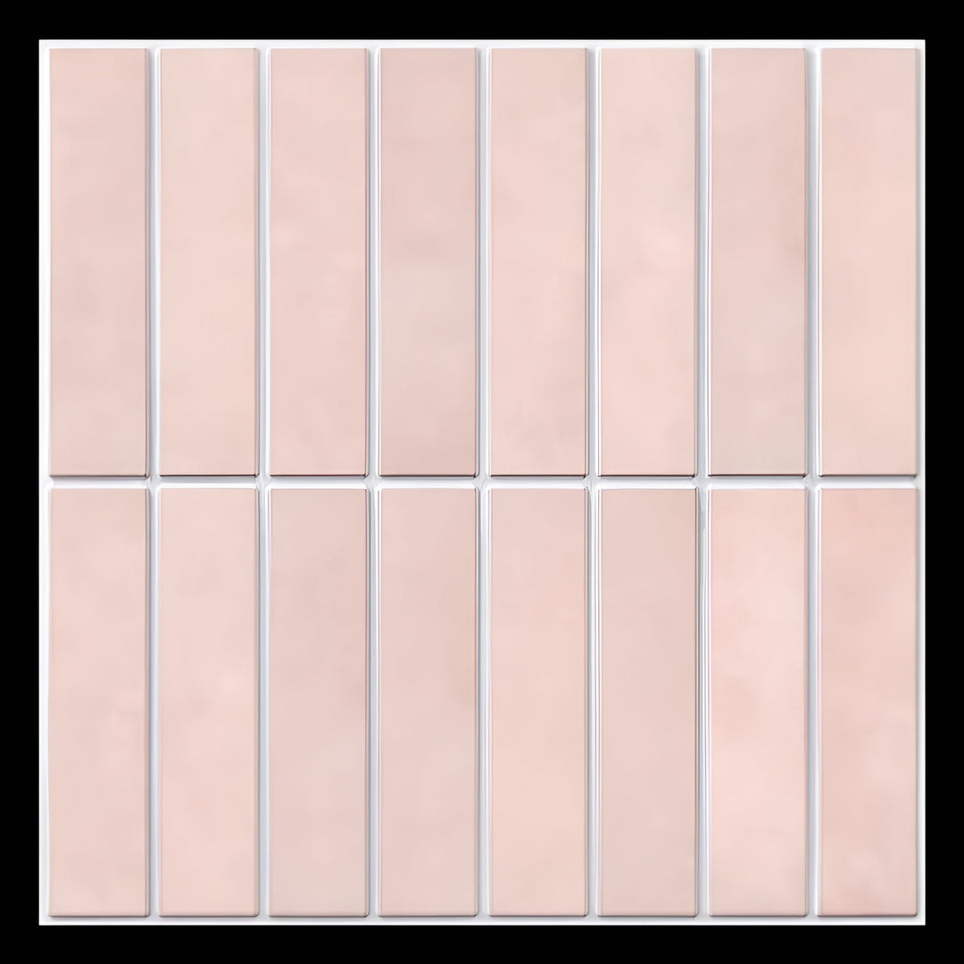 Trendy Self-Adhesive Wall Panels - PeelLux-Light pink-State of Style