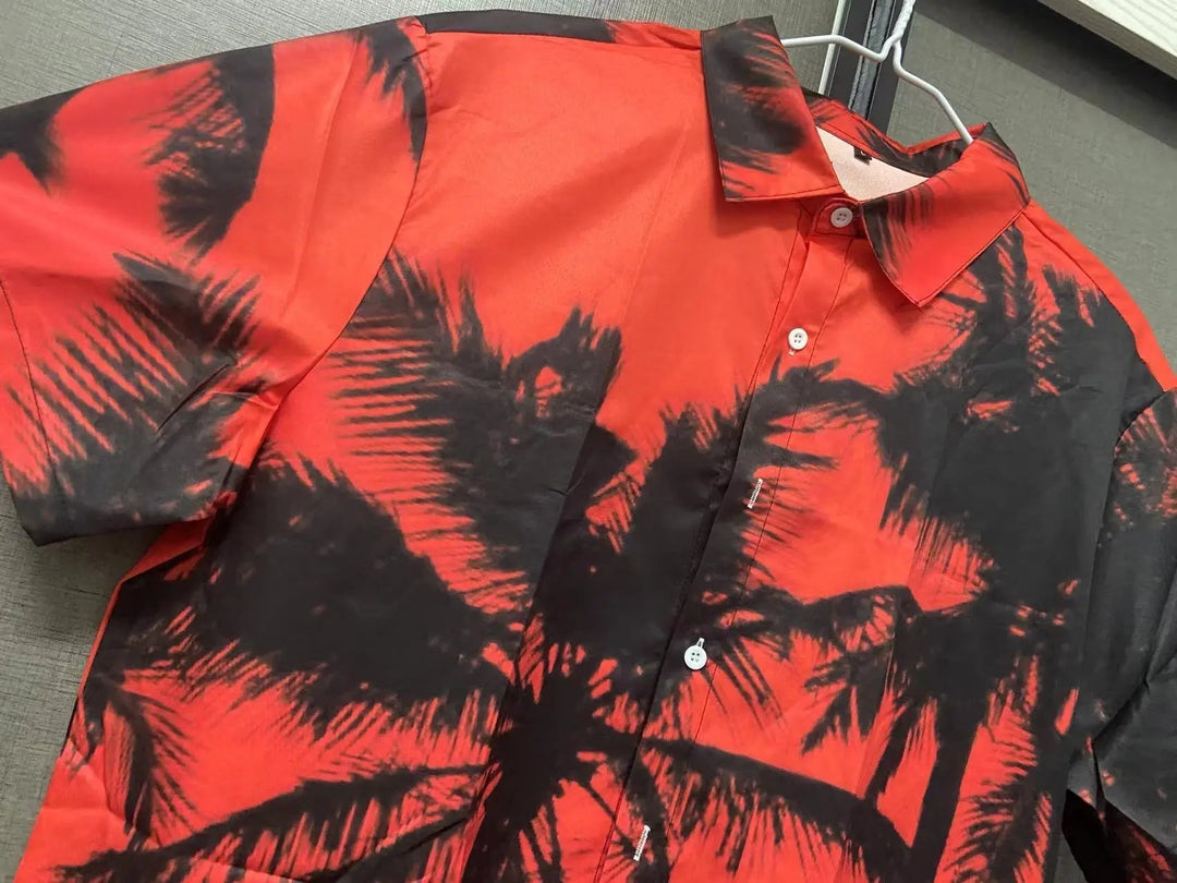 Trendy Shirt with Tropical Print - Kaikura-S-State of Style