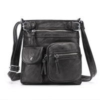Trendy Shoulder Bag - Sophia-Black-State of Style