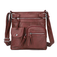 Trendy Shoulder Bag - Sophia-Burgundy-State of Style