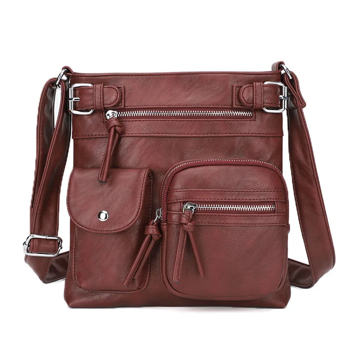 Trendy Shoulder Bag - Sophia-Burgundy-State of Style