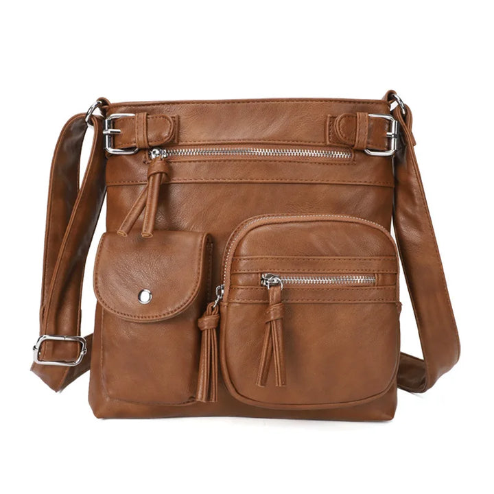 Trendy Shoulder Bag - Sophia-Dark Brown-State of Style
