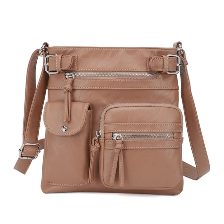Trendy Shoulder Bag - Sophia-Light Brown-State of Style
