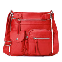 Trendy Shoulder Bag - Sophia-Red-State of Style
