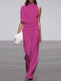 Trendy Sleeveless Jumpsuit - Mira-Hot Pink-32-State of Style