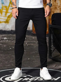 Trendy Slim Fit Jeans for Men - Finn-Black-S-State of Style