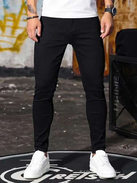 Trendy Slim Fit Jeans for Men - Finn-Black-S-State of Style