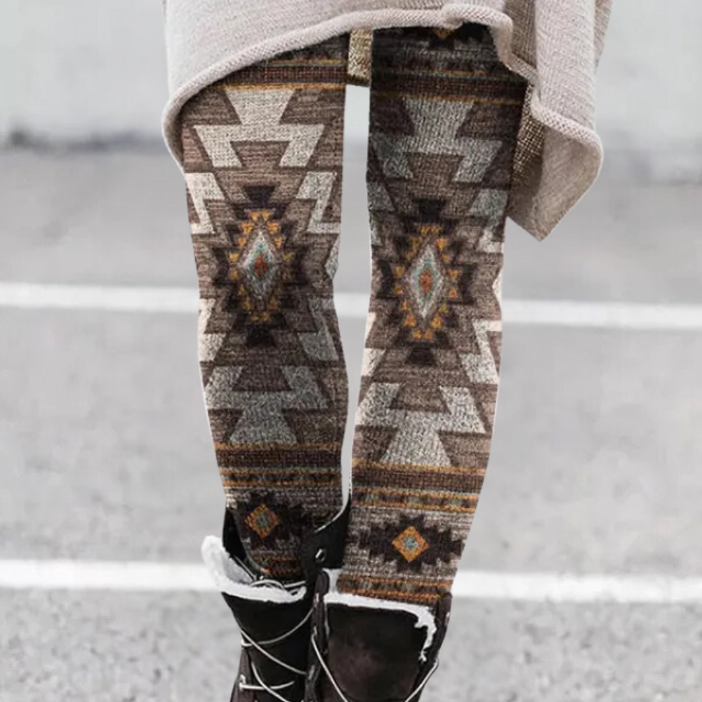 Trendy Stretch Women's Leggings - Kelsey-Khaki-XS-State of Style
