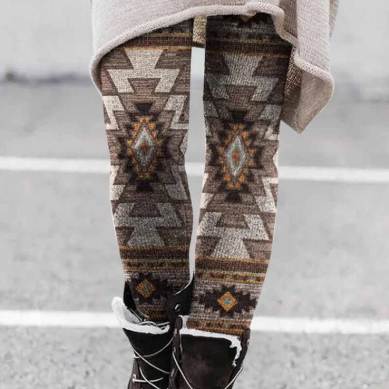 Trendy Stretch Women's Leggings - Kelsey-Khaki-XS-State of Style
