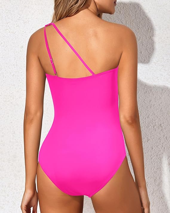 Trendy & Stylish One-Shoulder Swimsuit for Women – Daria-Leopard print-S-State of Style
