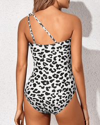 Trendy & Stylish One-Shoulder Swimsuit for Women – Daria-Leopard print-S-State of Style