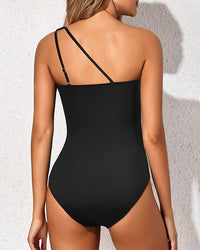 Trendy & Stylish One-Shoulder Swimsuit for Women – Daria-Leopard print-S-State of Style