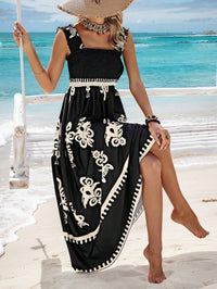 Trendy summer dress with a feminine silhouette and wrap effect – Sascha-Black-S-State of Style