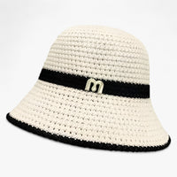 Trendy sun hat with a wide brim – Nele-White-Standard-State of Style