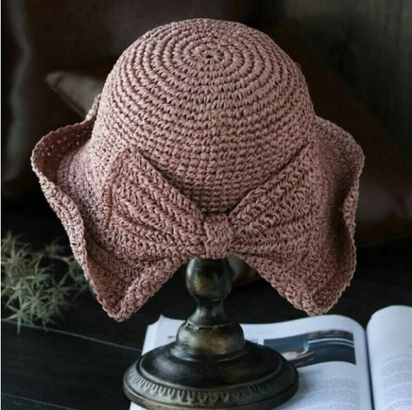 Trendy sun hats with a curved brim (1+1 free) – WaveShade Duo-Dark pink-Dark pink-State of Style