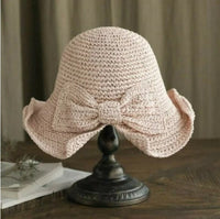 Trendy sun hats with a curved brim (1+1 free) – WaveShade Duo-Pink-Dark pink-State of Style