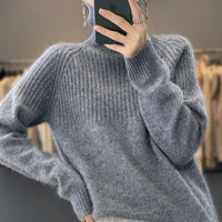 Trendy Sweater for Women - Serena-Dark Grey-S-State of Style