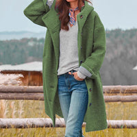 Trendy Thick Women's Winter Coat - Fiona-Green-S-State of Style