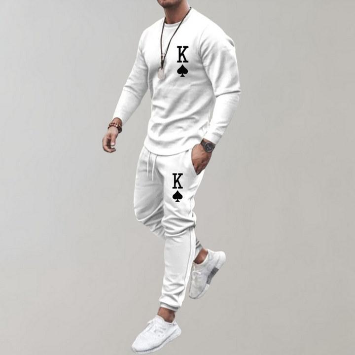 Trendy Tracksuit for Men - Axel-White-S-State of Style