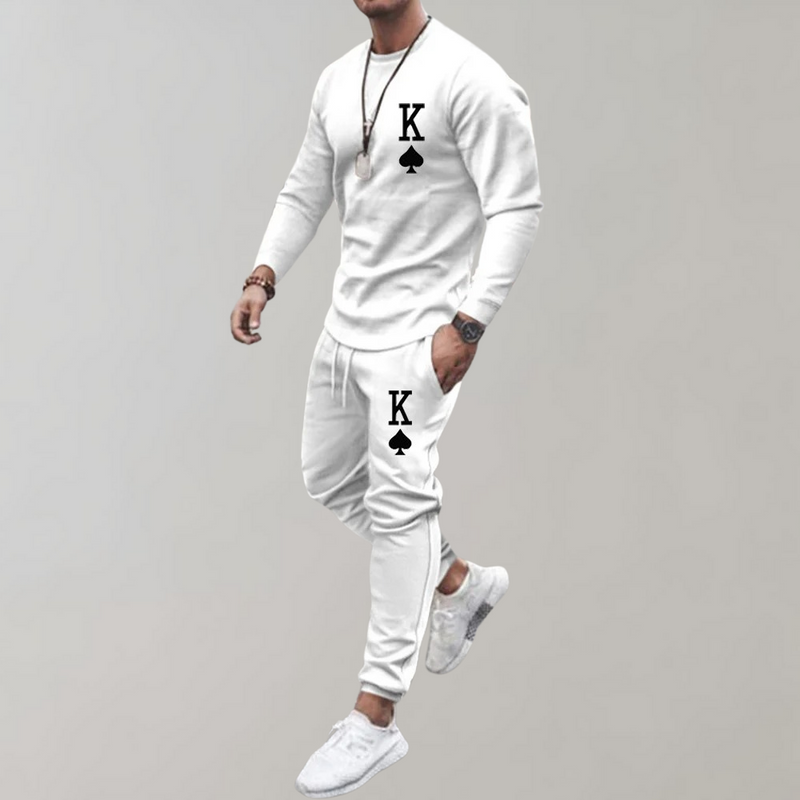 Trendy Tracksuit for Men - Axel-White-S-State of Style