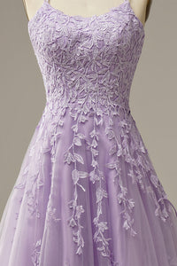 Trendy Tulle Gown with Appliques - Victoria-Lilac-EU32-State of Style