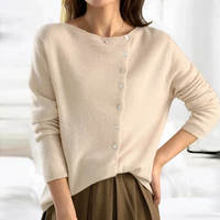 Trendy V-Neck Jumper - Sienna-Beige-XS-State of Style
