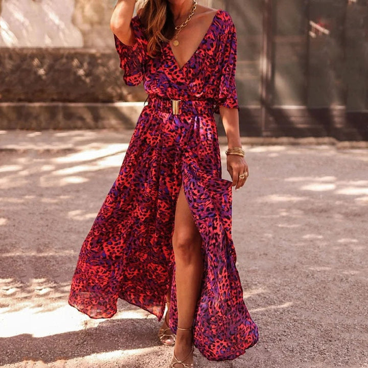Trendy Vera Maxi Wrap Dress for Summer-S-Purple-State of Style