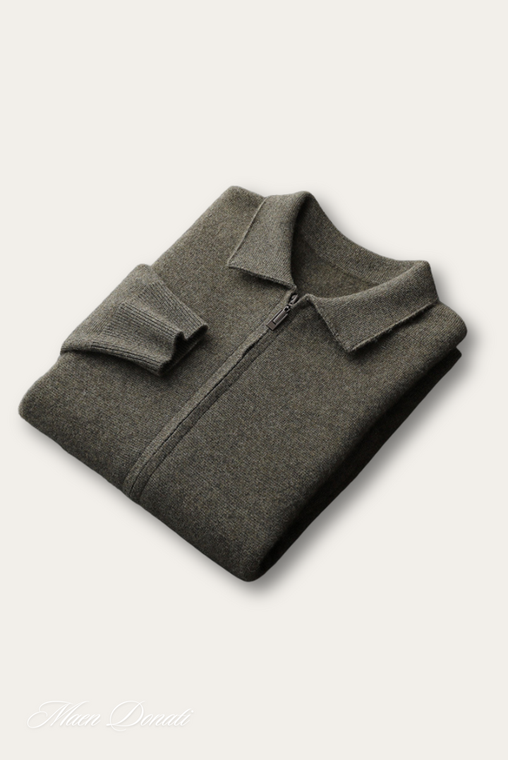 Trendy Warm Men's Pullover - Arthur-Dark Green-S-State of Style