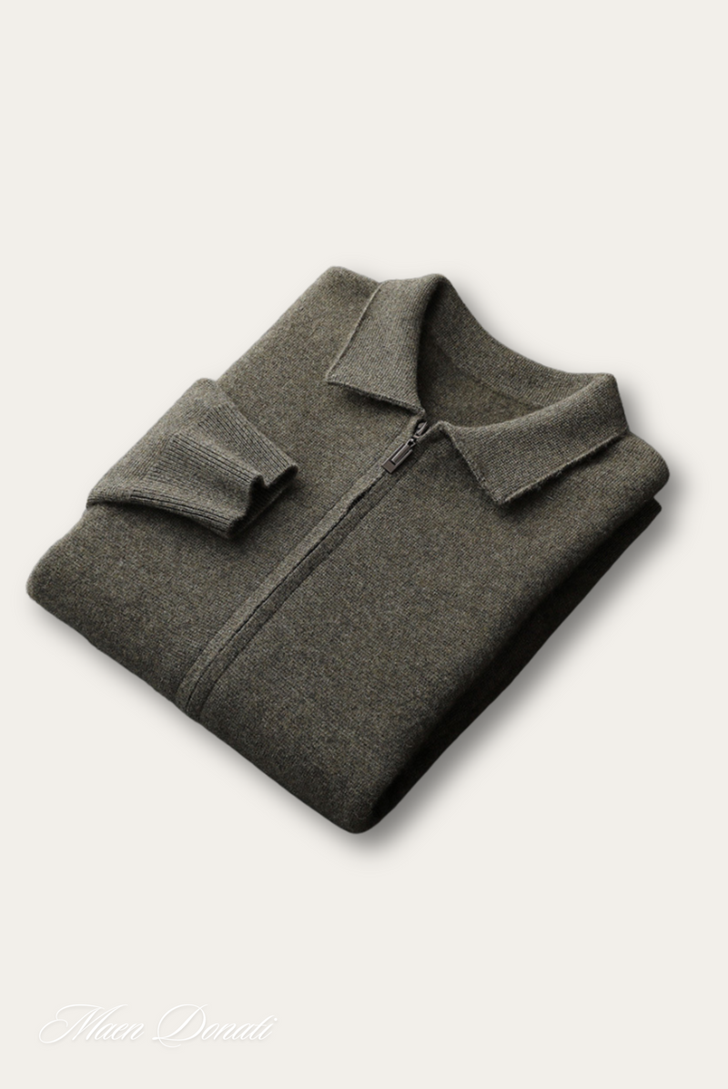 Trendy Warm Men's Pullover - Arthur-Dark Green-S-State of Style