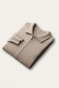 Trendy Warm Men's Pullover - Arthur-Light Brown-S-State of Style