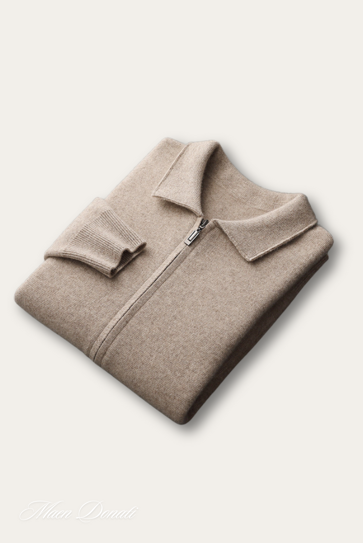 Trendy Warm Men's Pullover - Arthur-Light Brown-S-State of Style