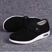 Trendy Wide Diabetic Shoes - Anika-Black-5-State of Style