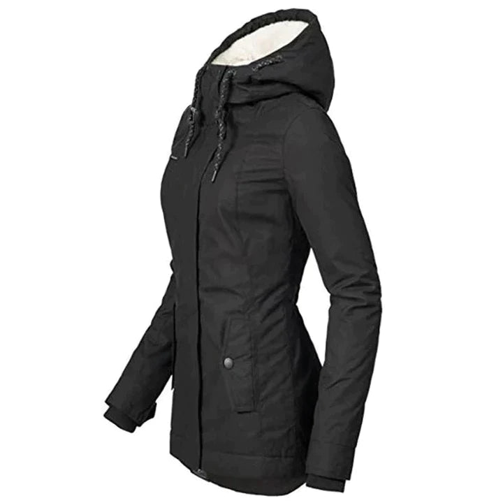 Trendy Winter Coat for Women - Evelina-Green-S-State of Style