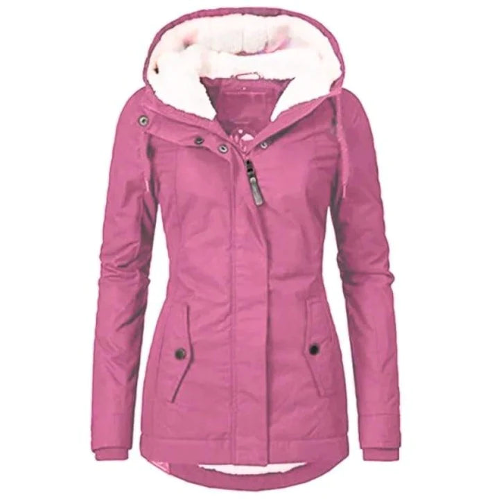 Trendy Winter Coat for Women - Evelina-Green-S-State of Style