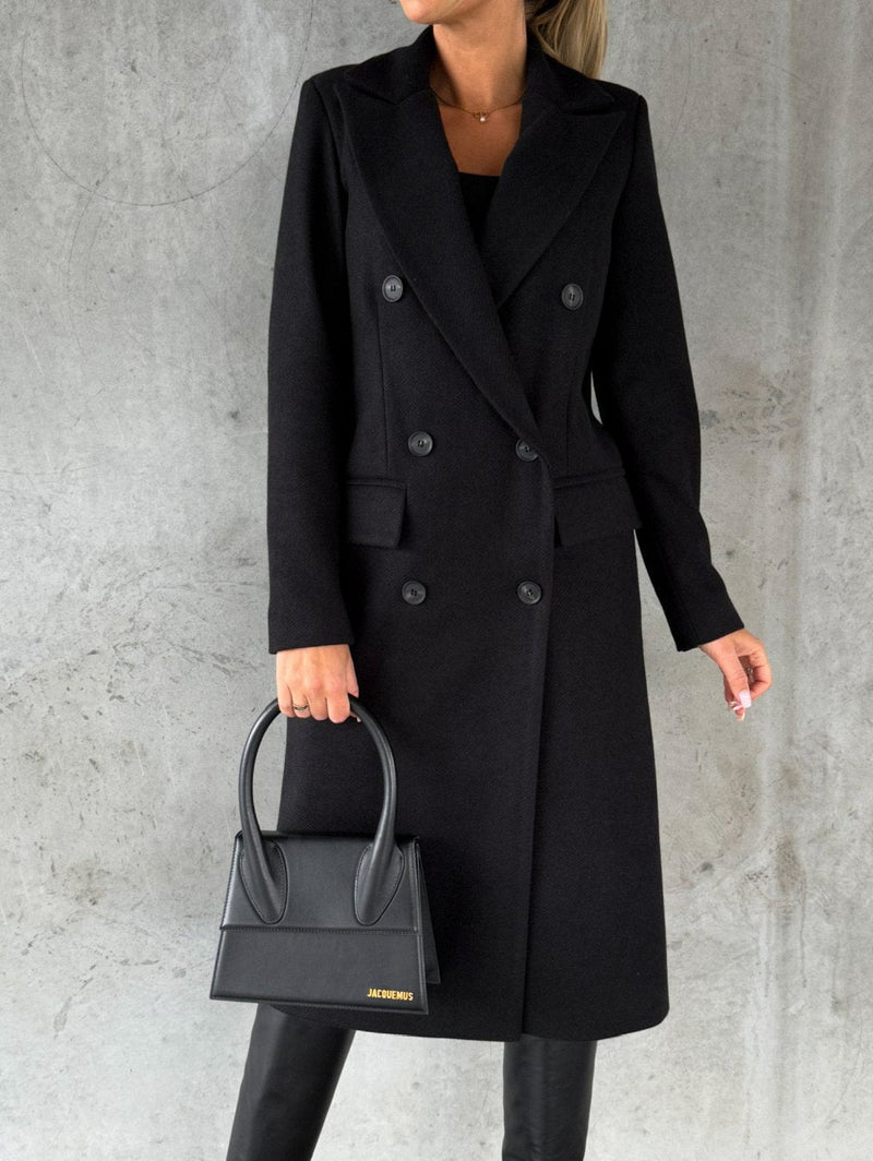 Trendy Winter Jacket for Women - Valeria-Black-S-State of Style