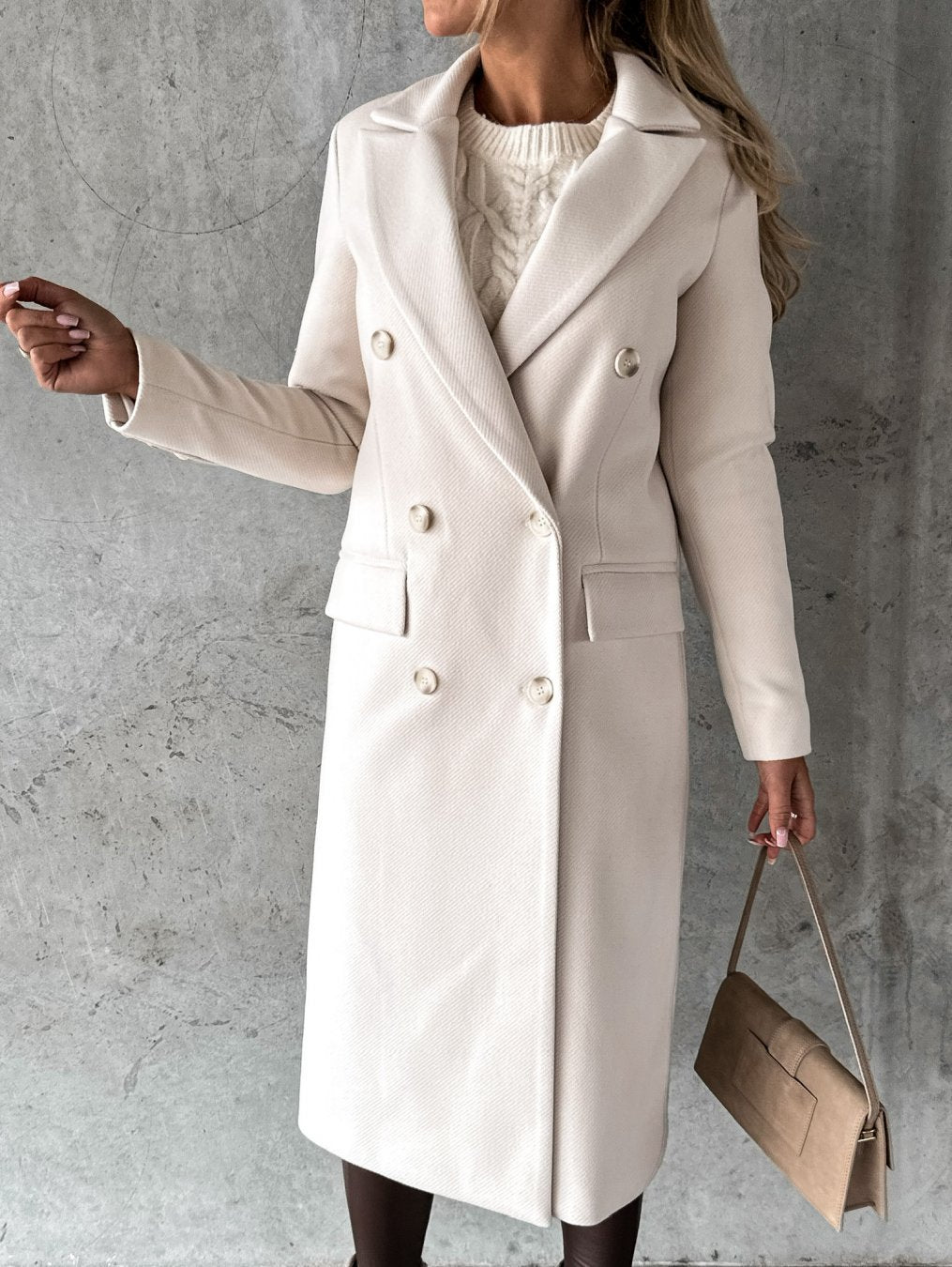 Trendy Winter Jacket for Women - Valeria-Cream-S-State of Style
