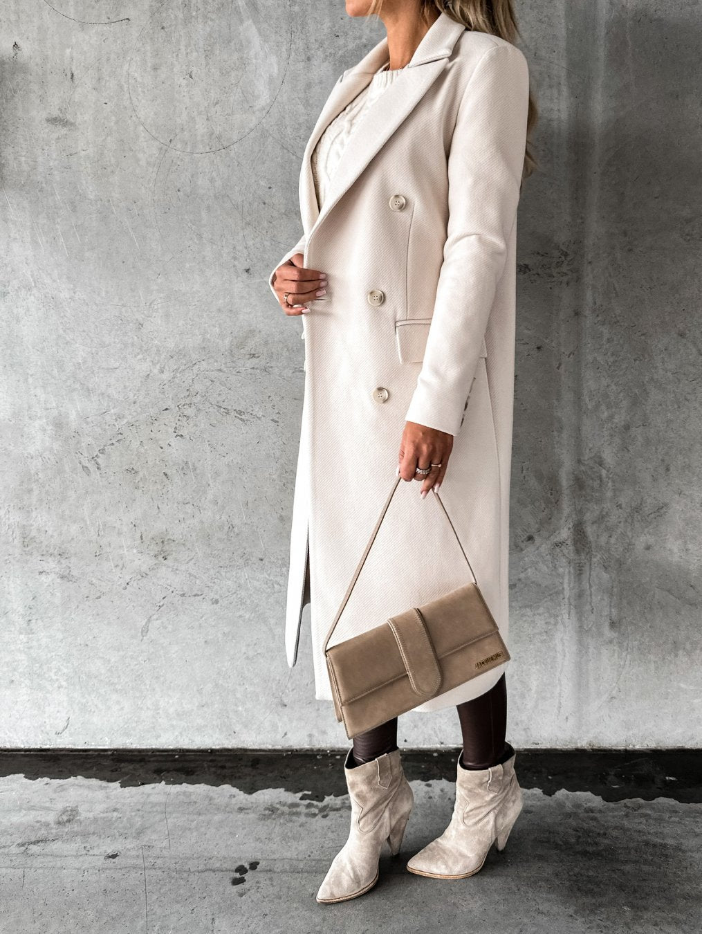 Trendy Winter Jacket for Women - Valeria-Cream-S-State of Style