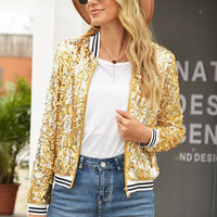 Trendy Women’s Jacket | Super Comfy and Stylish-Gold-S-State of Style
