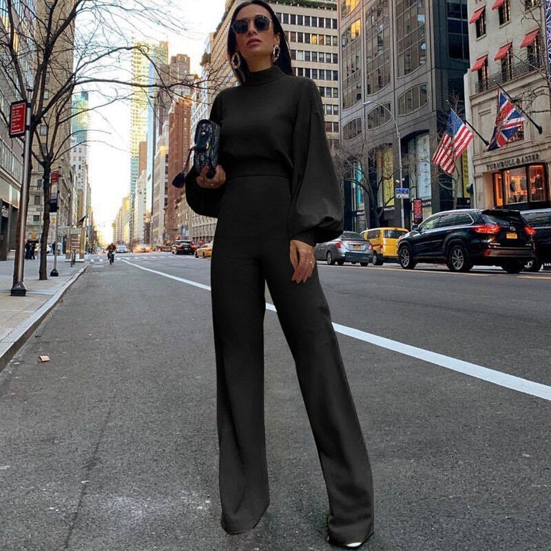 Trendy Women's Jumpsuit - Evelyn-Black-S-State of Style
