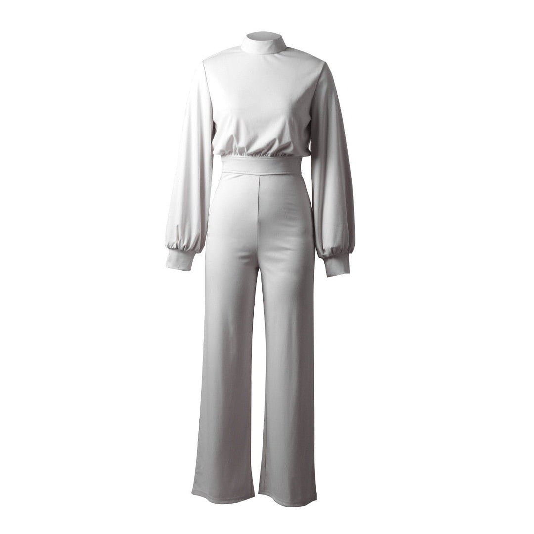 Trendy Women's Jumpsuit - Evelyn-White-S-State of Style