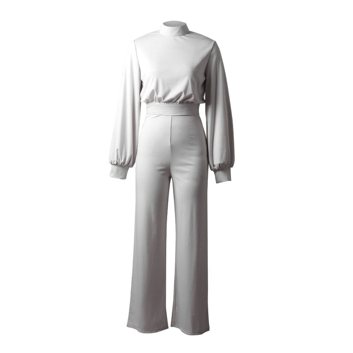 Trendy Women's Jumpsuit - Evelyn-White-S-State of Style