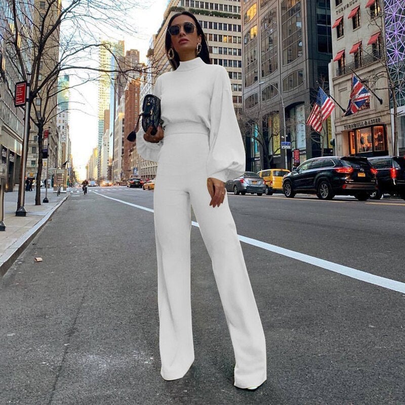 Trendy Women's Jumpsuit - Evelyn-White-S-State of Style