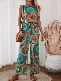 Trendy women's jumpsuit with mandala print for summer - BohoStrahl-S-State of Style