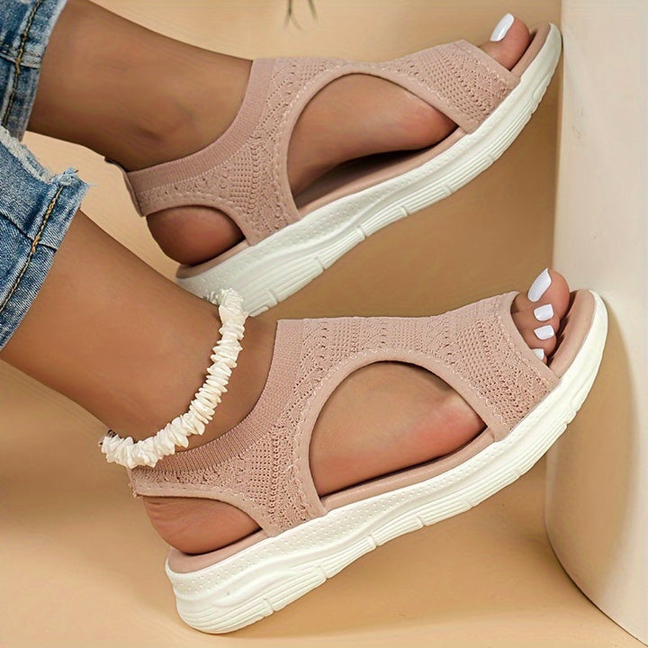 Trendy Women's Sandals with Comfortable Fit – Yara-Black-3-State of Style