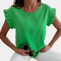 Trendy Women's T-Shirt – Lyra-Green-S-State of Style