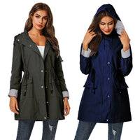 Trendy Women's Windbreaker - Lilac-Black-S-State of Style