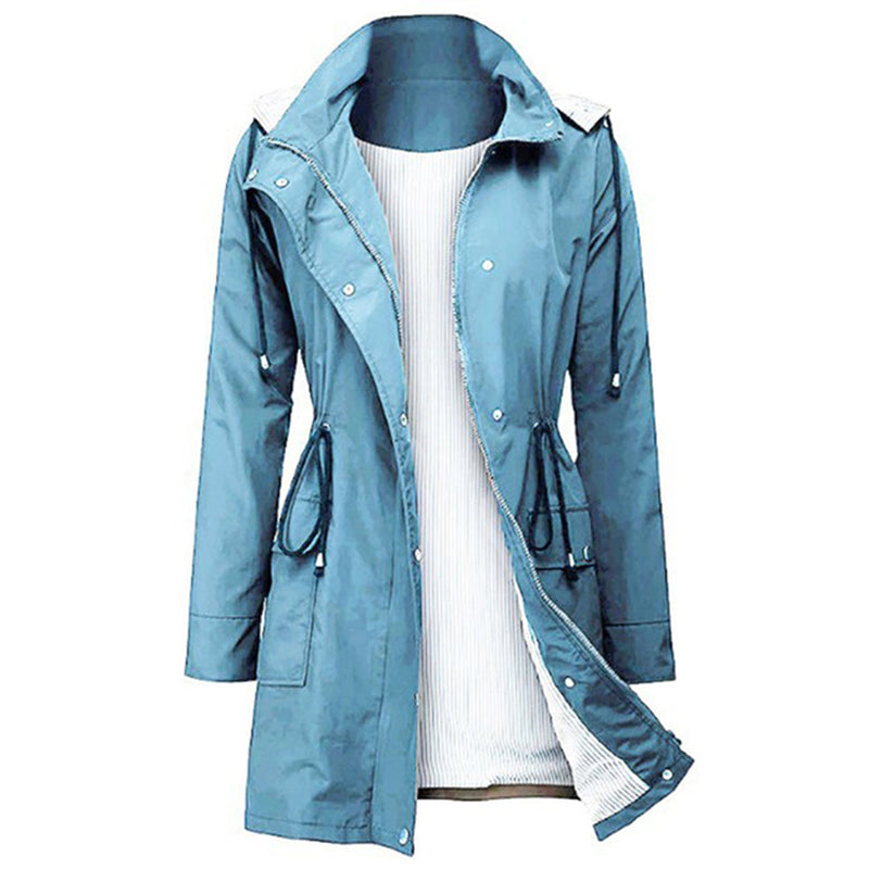 Trendy Women's Windbreaker - Lilac-Sky blue-S-State of Style