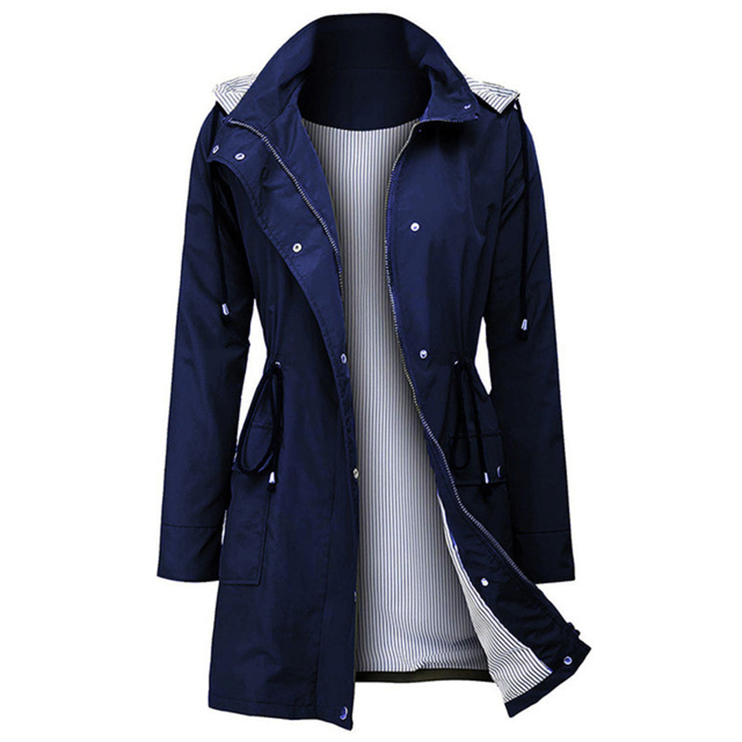 Trendy Women's Windbreaker - Viviane-Blue-S-State of Style