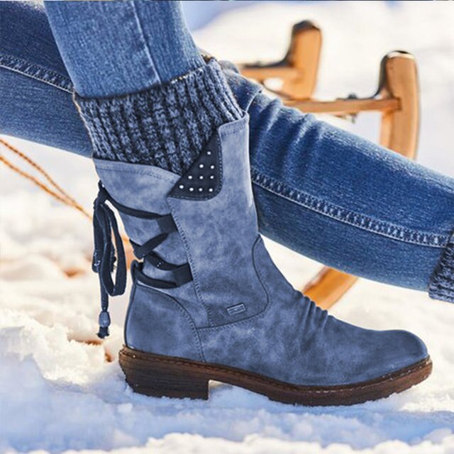 Trendy Women's Winter Boots - Sienna-Blue-4-State of Style